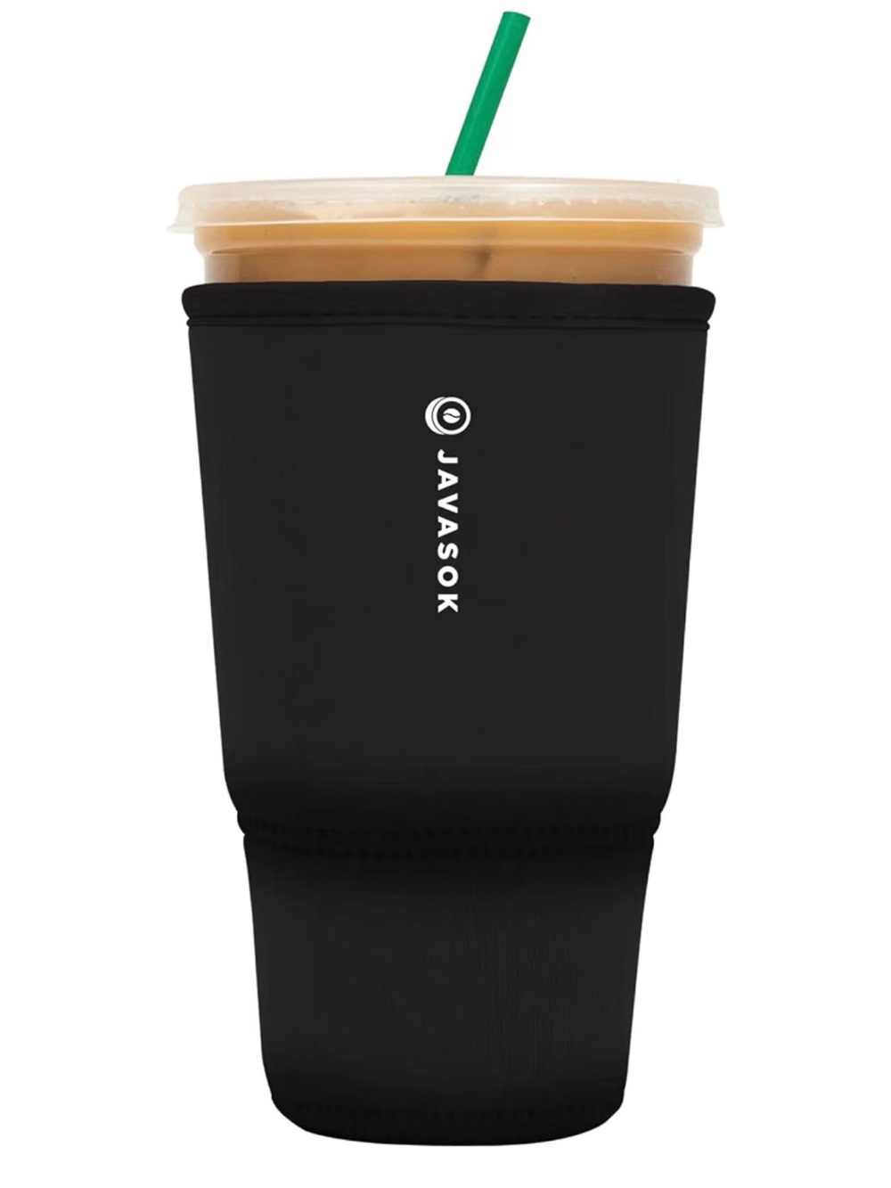 Black JavaSok Insulated Cup Sleeve for Tall Cold Drinks
